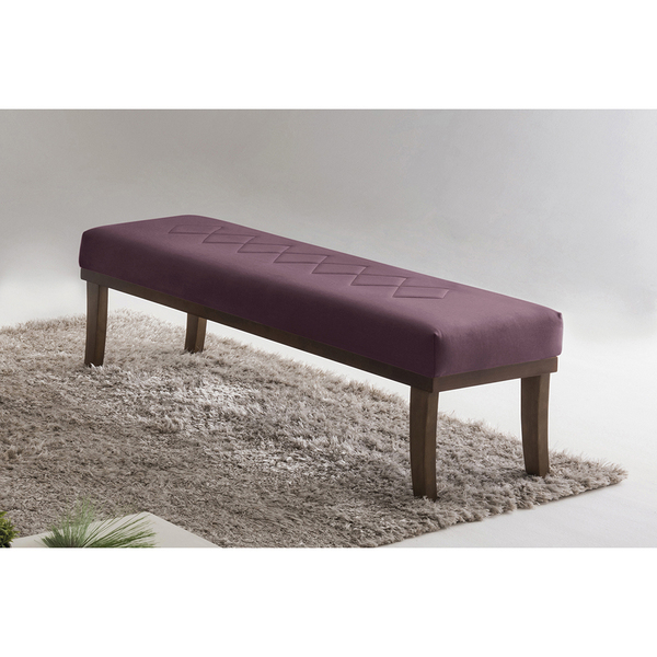 Puff Theo 100cm Sfn Rosa E Imbuia