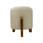 Puff Thor Suede Bege Claro