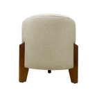 Puff Thor Suede Bege Claro