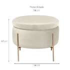 Puff Tom Pérola E Cobre