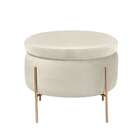 Puff Tom Pérola E Cobre