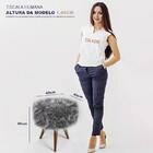 Puff Turim Pés Palito - Salaone