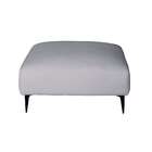 Puff Unne Bouclé Cinza 85cm