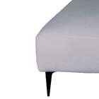 Puff Unne Bouclé Cinza 85cm