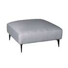 Puff Unne Linho Cinza 85cm