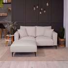 Puff Unne Linho Cru 85cm