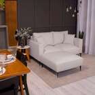 Puff Unne Linho Cru 85cm