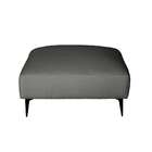 Puff Unne Linho Grafite 85cm