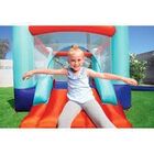 Pula Pula Inflável + Escorregador Com Inflador Elétrico 220v