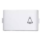 PULSADOR CAMPAINHA TERMOPLASTICO BRANCO POLAR 250V 10A PRIME LUNARE SCHNEIDER