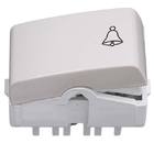 PULSADOR CAMPAINHA TERMOPLASTICO MARFIM SAARA 250V 10A PRIME DECOR SCHNEIDER