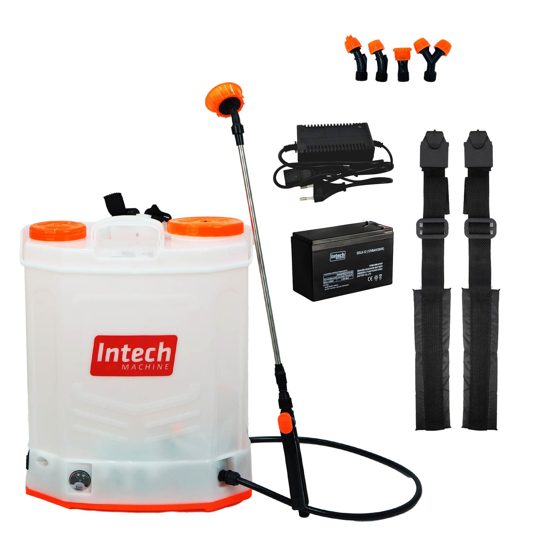 Pulverizador 20l Costal Bateria Elétrico Gpe2000 Intech Machine