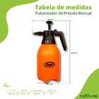 Pulverizador Borrifador De Pressão Manual 1,5l Japi