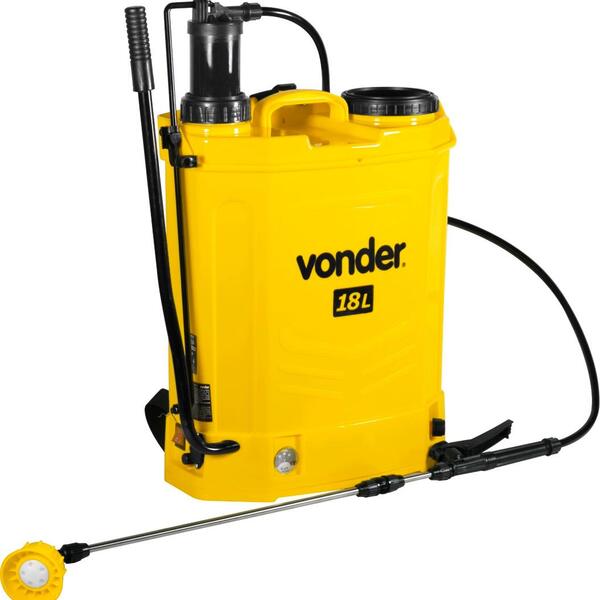 Pulverizador Costal 2 Em 1 Manual/bateria Lítio 18l Vonder