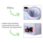 Pulverizador Costal Elétrico 16 Litros 100psi Superagri Sapce