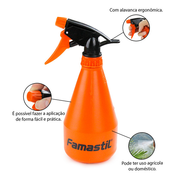 Pulverizador De Compressão Previa 500ml Jardim Famastil | Leroy Merlin
