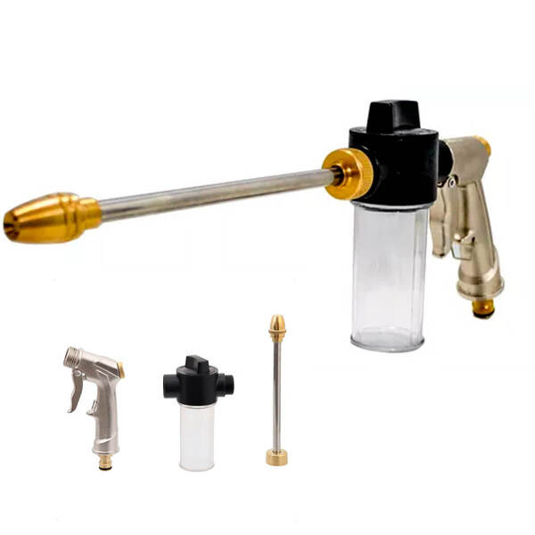 Pulverizador Esguicho De Alta Pressão Com Suporte Para Sabão