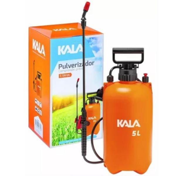 Pulverizador Manual Compressão Prévia 5 Litros Kala