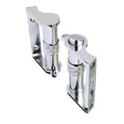 Punho para Janela Latão Cromado 39x54x95mm União Mundial