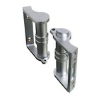 Punho para Janela Latão Cromado Acetinado 39x54x95mm União Mundial