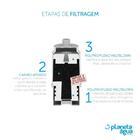 Purificador  Planeta Agua Fit 200 Com Rosca De 1/2 Branco Peq