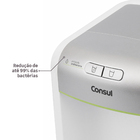 Purificador de Água Natural e Gelada com Refrigeração Eletrônica e Filtragem Classe A Branco CPB34AS Bivolt Consul