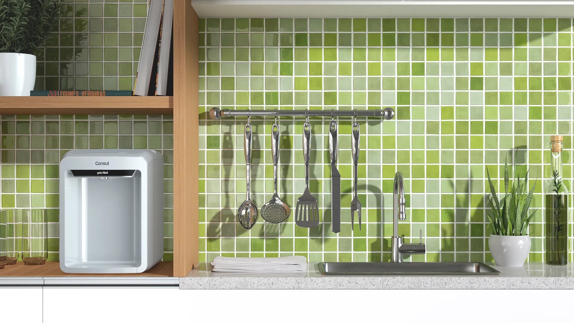 Purificador de Água Consul Gelada Fria Natural CPB33A Cinza