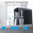 Purificador de Água Midea Gelada Fria e Natural SlimPure Cinza Bivolt