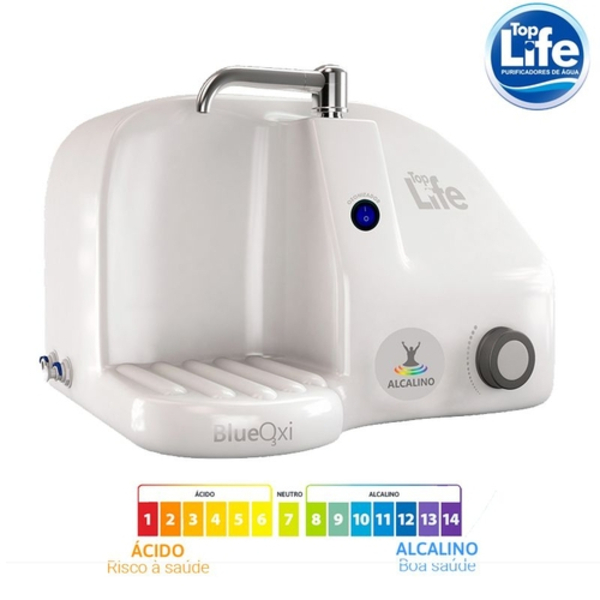 Purificador De Água Natural Blue Oxi Branco 220v - Top Life