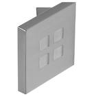 Pux 0716 016Mm Zamak Escovado