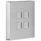 Pux 0716 016Mm Zamak Escovado