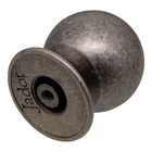 Pux Bolinha 25mm Prata Antique Opaco