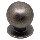 Pux Bolinha 25mm Prata Antique Opaco