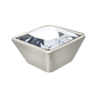 Pux Lagoa 30mm Crystal Escovado