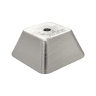 Pux Lagoa 30mm Crystal Escovado