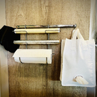 Puxa Saco - Organizador para sacolas Premium Branco