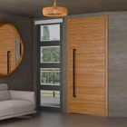 Puxador 120cm Preto Fosco U Porta Madeira Vidro Metálica Pivo