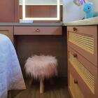 Puxador 194 Yuma Ponto Cobre Para Móveis Armários E Gavetas