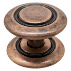 Puxador 196 Rodeo Cobre Velho Tamboreado - Cvt Conjunto