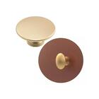 Puxador 199 Tucson Ponto Dourado Para Móveis Armários E Gavet