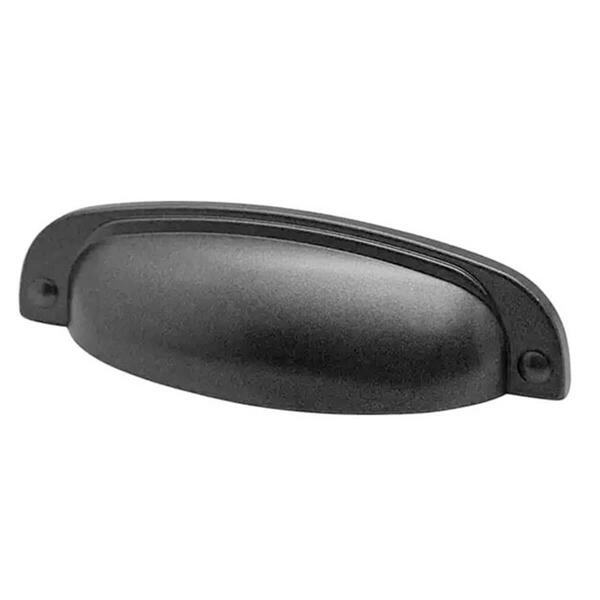 Puxador 2773 Quebec Concha Preto Fosco Para Móveis Armários G