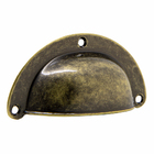 Puxador 430 Texas Ouro Velho Tamboreado - Ovt 73mm