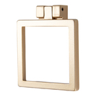 Puxador 592 Jalapa Quad Dourado - Pdour1 - 16mm Cj