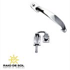 Puxador + Trinco Porta Camarão Cromado Ursich