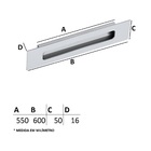 Puxador  Il Concha 160 - Escovado - 600mm