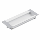 Puxador para Móveis Embutir Alumínio 96mm Cromado Acetinado 1 peça