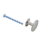 Puxador para Móveis Sobrepor Zamac 25mm Cromado Acetinado 1 peça
