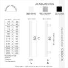 Puxador Aço Inox Para Portas Rhodes 50cm Preto Acetinado