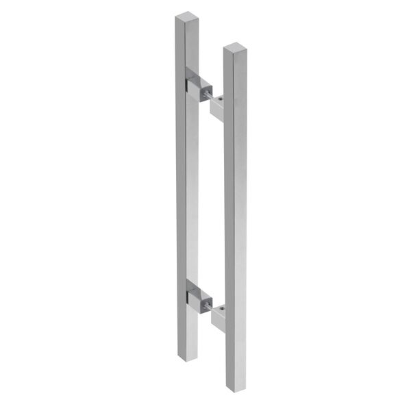 Puxador Aço Inox Para Portas Rhodes 60cm Escovado Acetinado