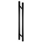 Puxador Aço Inox Para Portas Rhodes 80cm Preto Acetinado